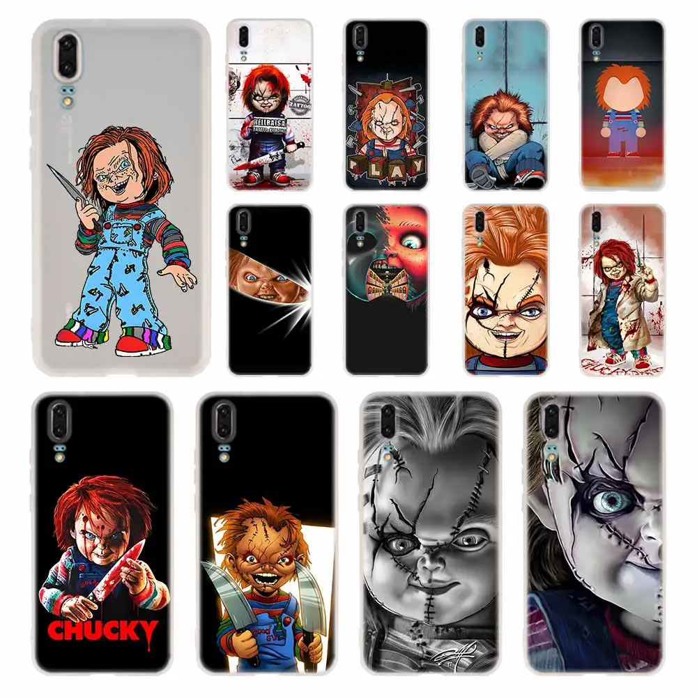 NAYIDA Charles Lee Ray Chucky кукольный чехол силиконовый мягкий TPU для Huawei P30 P40 P20 Pro P10 P9 Lite P Smart