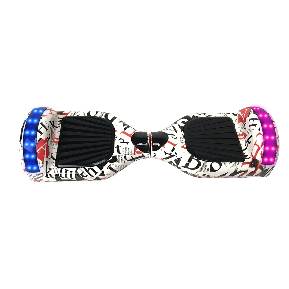  6.5 Inch Hoverboard Manillar Electric Scooters Self Balancing Scooter Gyroscope Two Wheels Overboard LED Light+Bluetooth (23)