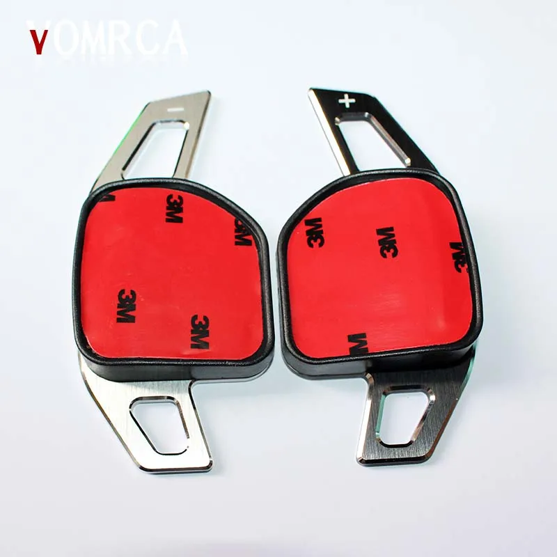

High Quality Steering Wheel car Paddle Extension Shifters Change Sticker for AUDI A3 S3 A4 S4 B8 A5 S5 A6 S6 A8 Q5 Q7 R8 TT TTS