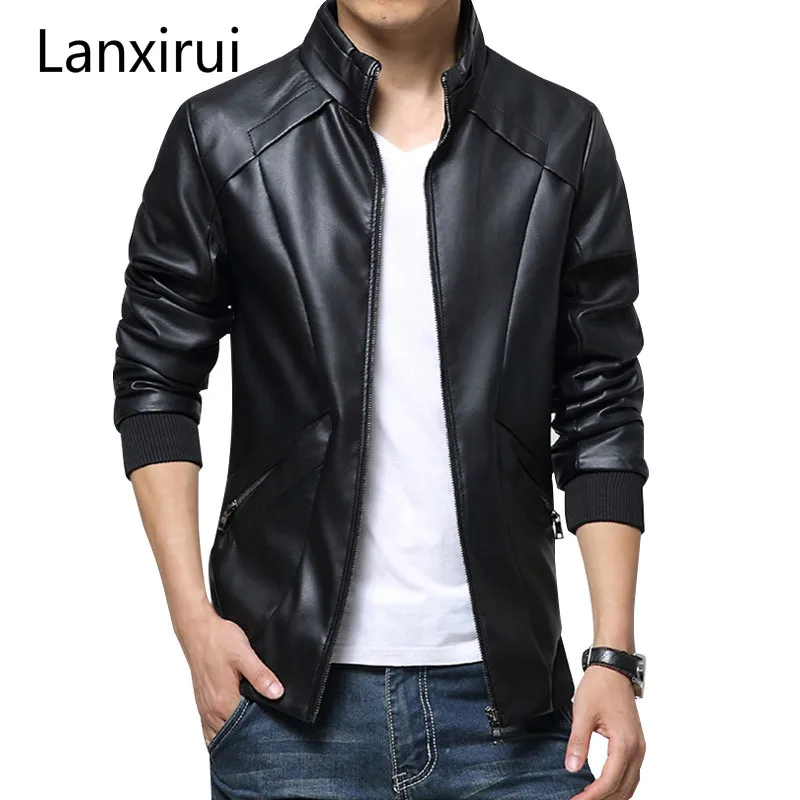 

Новинка, кожаные куртки, мужская осенне-зимняя кожаная одежда, мужские кожаные куртки, мужские деловые повседневные пальто