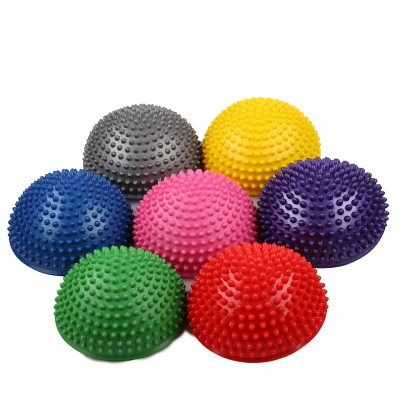 

Inflatable Half Sphere Yoga Balls PVC Massage Fitball Exercises Trainer Balancing Gym Pilates Fitness Ball