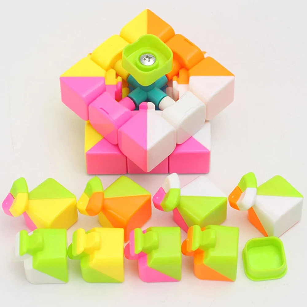 2 шт./компл. YJ Professional 3*3*3 магические кубики YongJun 3x3x3 3 слоя куб скорость Guanlong Cubo Megico