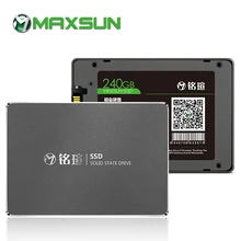 MAXSUN SSD 240 ГБ непрерывное чтение до 490 МБ/с. SATA 6 ГБ/сек. SMI, TLC 240 gb SATA III 3 года гарантии Внутренний твердотельный накопитель диски