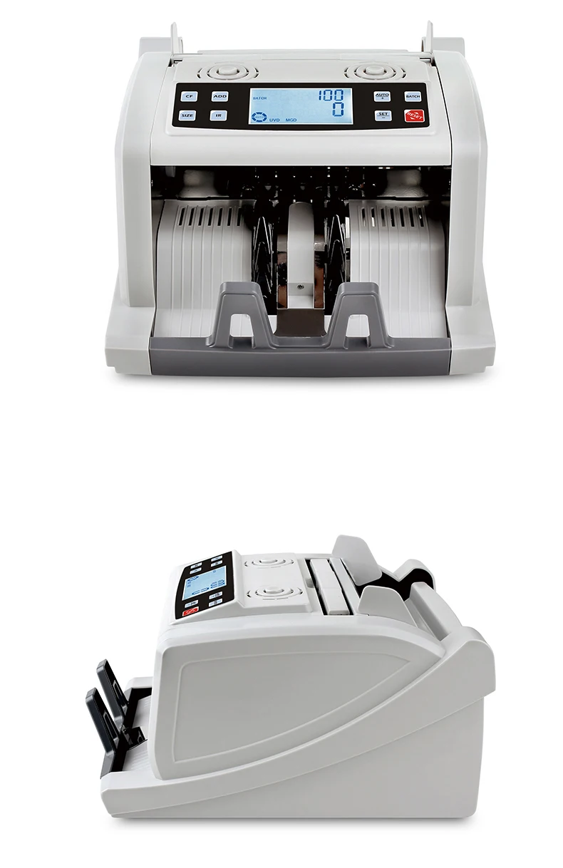 Topo da Classe Especial para Notas da Malásia Polímero e Notas de Papel Contador de Dinheiro de Detecção uv + mg + ir + Tamanho Dms-ma780t 5 Topo da Classe Especial para Notas Da