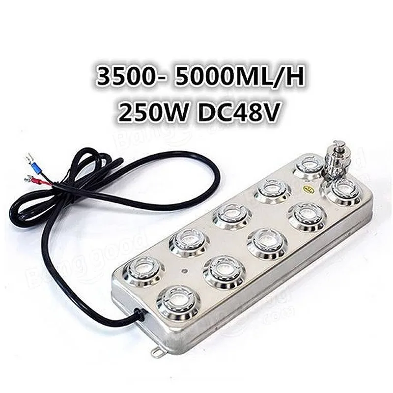 

New 3500-5000ML/H UMM-10 10 Head Ultrasonic Mist Maker Fogger Humidifier Greenhouse Aeromist Hydroponic