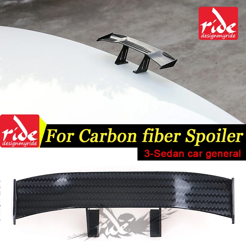 

For Volkswagen Golf 6 3-Sedan car general Mini Spoiler Wing Small Model GT Without Perforation Tail Decoration Auto Accessories