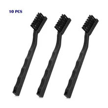 10 шт./лот) Антистатическая щетка Пластик щетка для очистки Антистатическая щетка для компонент Ручной инструмент Электрический чистящие средства
