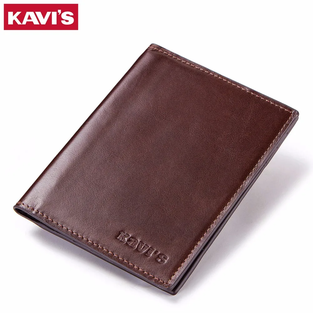 KAVIS Genuine Leather Passport Cover ID Business Card Holder Travel Credit Wallet for Men Purse Case Rfid Driving License Male KAVIS Genuine Leather Passport Cover ID Business Card Holder Travel Credit Wallet for Men Purse Case Rfid Driving License Male