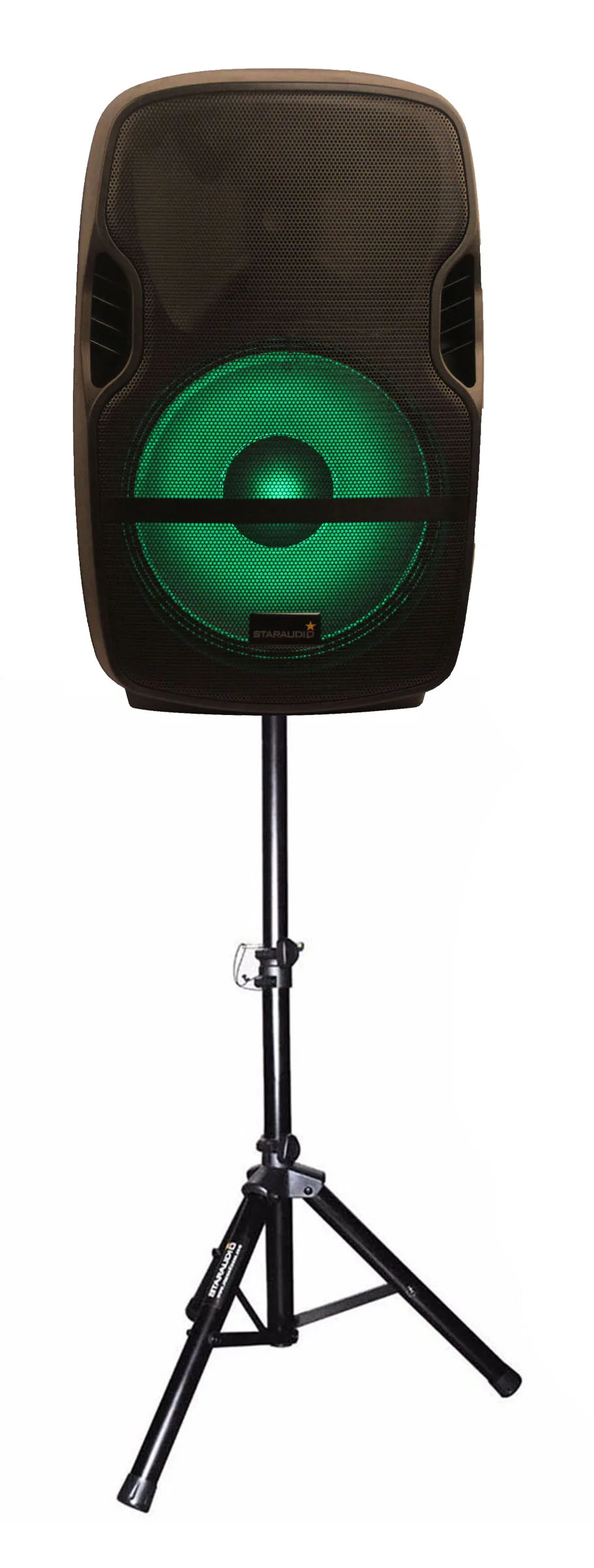 2000w 15inch powered pa dj stage disco party family weeding satge show speaker with usb sd bluetooth led light 