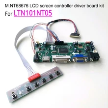 M.NT68676 display controller driver motherboards DIY kit for LTN101NT05 10.1″ 1024*600 WLED LVDS 40 pin notebook PC lcd screen