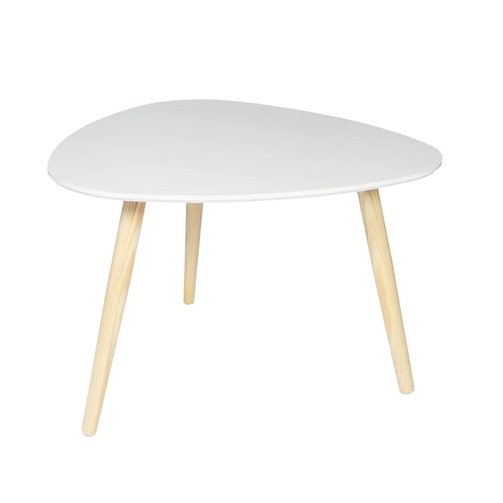 

MDF Triangle Side Table Tea Table Dining Kitchen Table Leisure Wooden Coffee Table Dining Room Kitchen Furniture