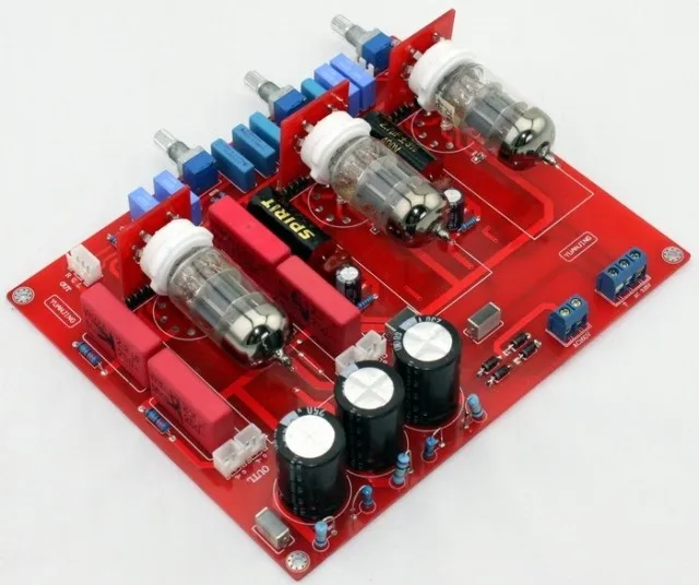 

YJHifi Pre Tube Amplifiers Audio Board hifi 6N1 tube tuning plate Two Channel Balanced Output