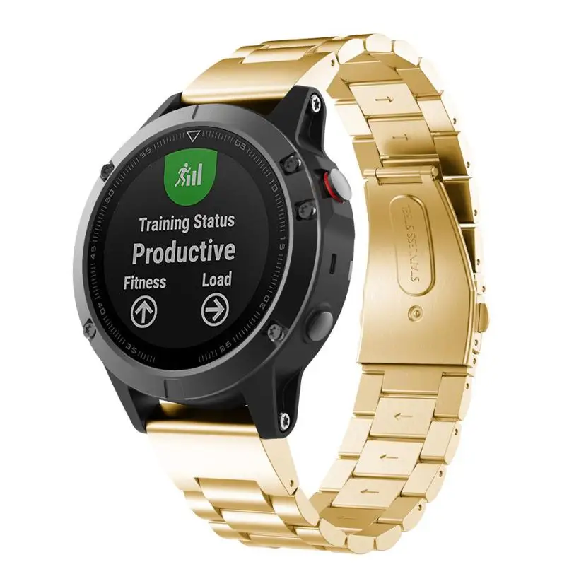 Металлический ремешок из нержавеющей стали для часов Garmin Fenix 5 Quick Fit ремешок для часов Forerunner 935 сменный Браслет