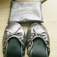 Красивая одежда; женская Повседневная Складная обувь; обувь на плоской подошве; обувь в комплекте с сумкой