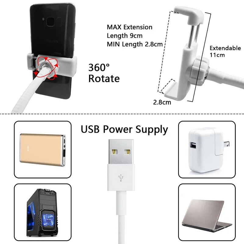 Travor светодиодный selfie Ring Light usb разъем для Youtube прямая трансляция видео чат с
