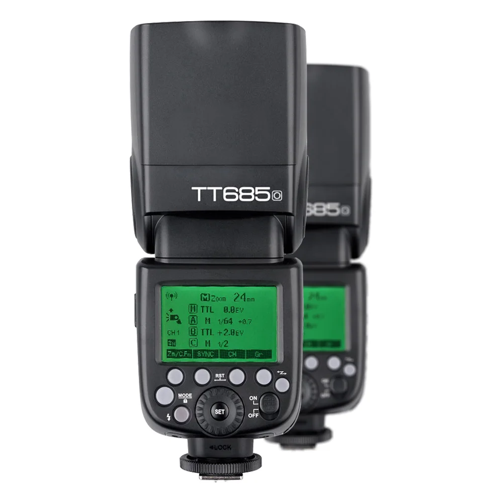 Godox TT685 TT685O 2,4G HSS ttl GN60 Вспышка Speedlite+ X1T-O триггерный передатчик для Olympus Panasonic+ 6 подарочный набор - Цвет: 2X TT685O