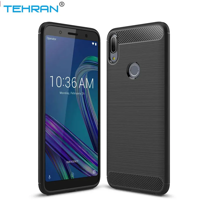 For Asus Zenfone Max Pro M1 ZB602KL ZB601 Case Ultra Thin Carbon Fiber Soft TPU Silicone Phone Cover |