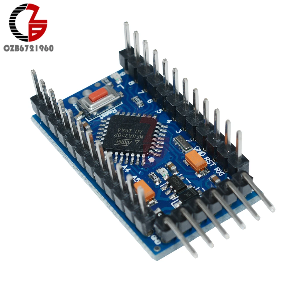 Pro Mini Atmega328 Pro Mini 328 Mini ATMEGA328 3,3 V 8MHz Замена Atmega 128 для Arduino совместимый нано