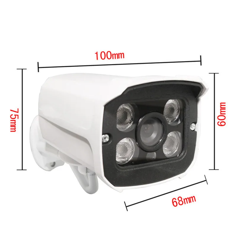 

Outdoor Waterproof HD 1080P AHD Camera 4pcs Array IR Led AHD Camera SONY IMX322+NVP2441H 2MP Pixels CCTV Camera