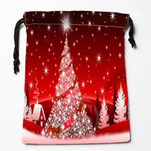 TF и 127 Новая Рождественская елка#! 6 пользовательские печатные получить мешок сжатия Тип мешки drawstring Размер 18X22 см#812# 127WA