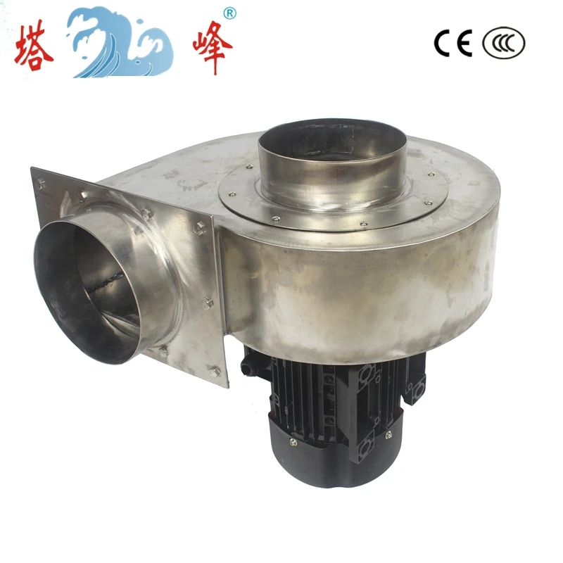 

1500w 150mm diamter pipeline large air volume industrial smoke hot air exhaust centrfigual ventilation blower fan