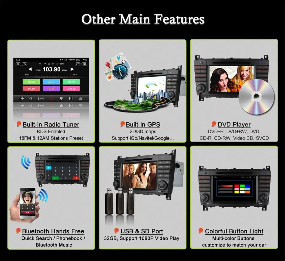 Sale 4G SIM LTE Octa 8 Core 2 DIN Android 6.0 Car DVD GPS For Mercedes W203 W219 2004-2007 C200 C230 C180 C320 C350 CLK W209 C class 10 Sale 4G SIM LTE Octa 8 Core 2 DIN Android 6.0 Car DVD GPS For Mercedes W203 W219 2004-2007 C200 C230 C180 C320 C350 CLK W209 C class 10