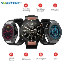 SMARCENT 2017 Newest H2 Android 5.1 MTK6580 1GB 16GB Smart Watch Clock with GPS Wifi 5MP Camera Smartwatch For Android iOS pk H1