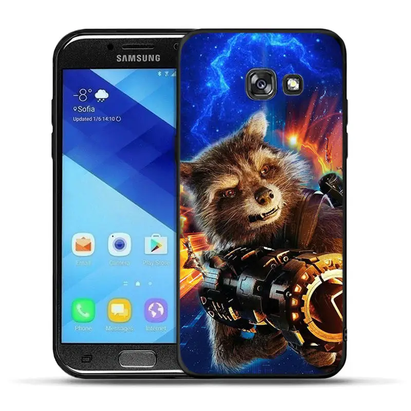 Принципиально для samsung Galaxy A30 A50 A3 A5 A6 A7 A8 A9 плюс крышка чехол черной Пантеры с изображением дедпула из комиксов Марвел танос ракушками - Цвет: H1217