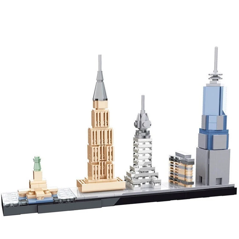HSANHE Architecture New York Skyline Collection Building Blocks Kit