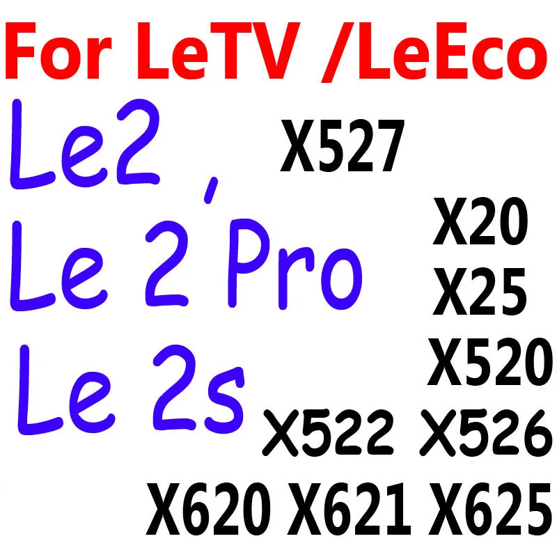 2 шт Le Eco закаленное стекло Letv Le 2 1s 1 Pro X620 leeco le 2 Pro X527 2s Pro3 leeco le s3 x626 x622 Max2 Защитная пленка для экрана - Цвет: Clear for Le2