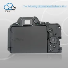 D5500 rear back cover shell with menu button key flex cable for Nikon