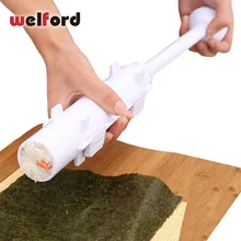 welford Roller Sushi maker Roll Mold Making Kit Sushi Bazooka Rice Meat Vegetables DIY Making Kitchen