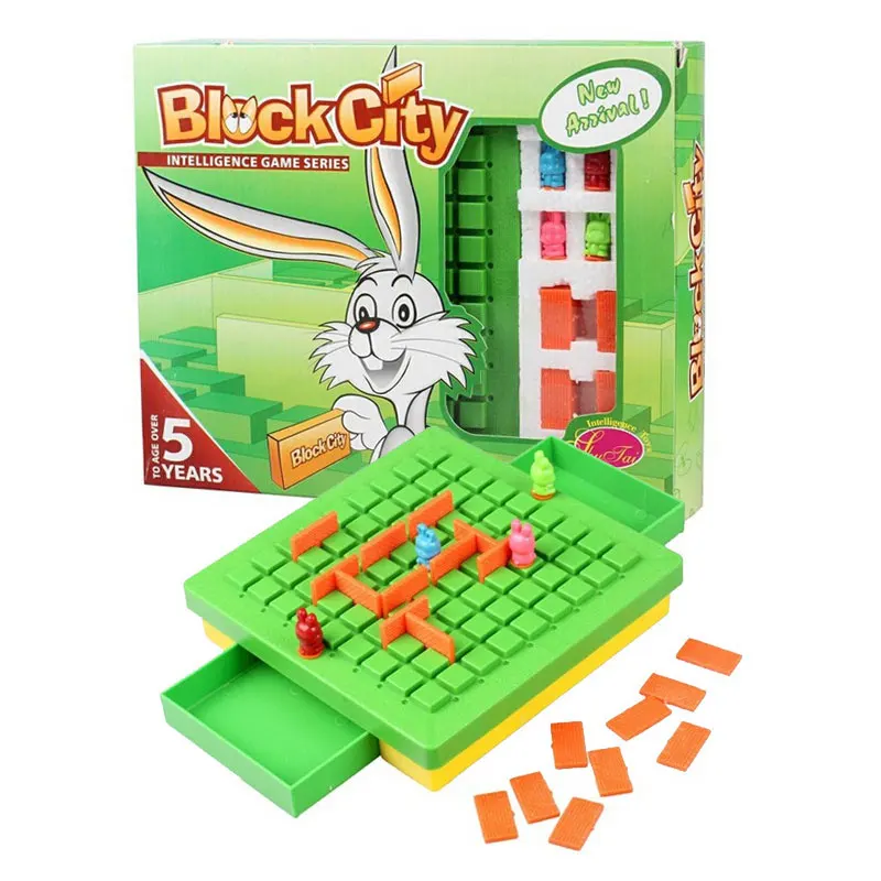 

Children's Intellectual Parent-child Interactive Board Game Toy Rabbit Siege Thinking Training Chess Educational Gift