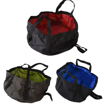 

8.5L Outdoor Travel Folding Camping Washbasin Ultra-light Portable Basin Bucket Bowl Sink Washing Bag Hiking Water Bucket 2017