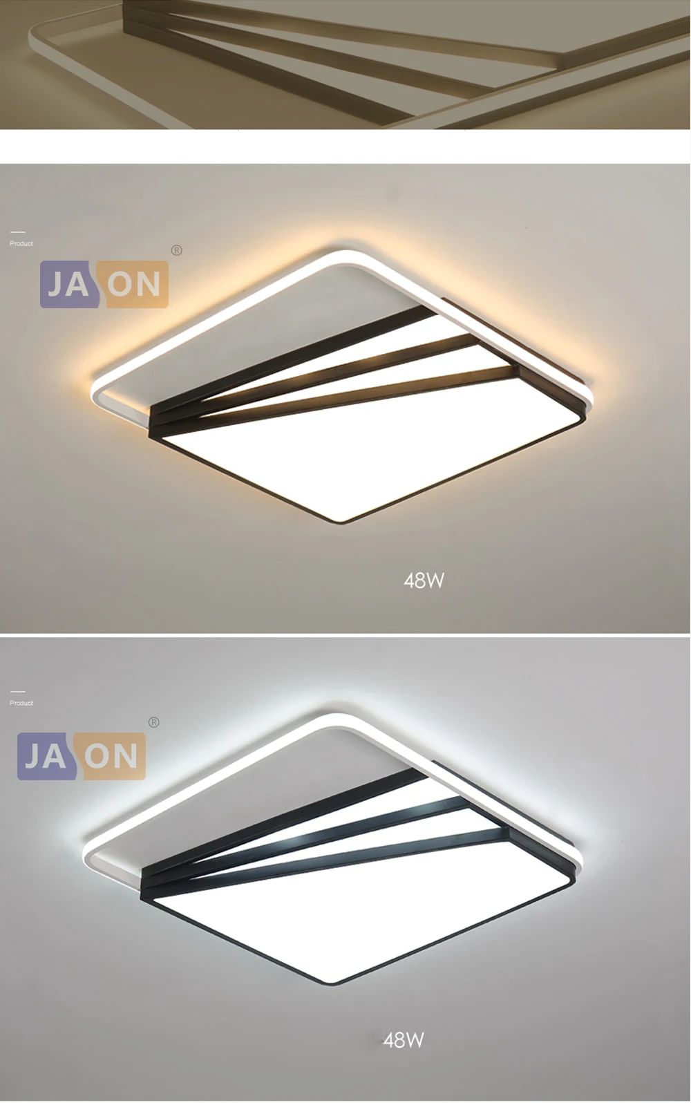 Светодиодный, современный, акриловый, Круглый, квадратный, 6 см, тонкий светодиодный светильник. светодиодный, потолочный, светодиодный, потолочный светильник. потолочный светильник для спальни