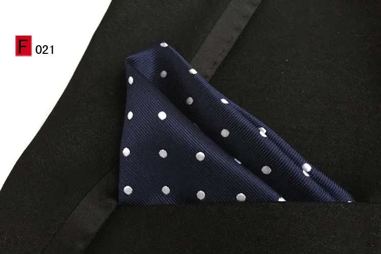 Дизайнерский комплект шейных платков 8 см строгий галстук темно-синий с белыми точками галстук совпадают модный носовой платок
