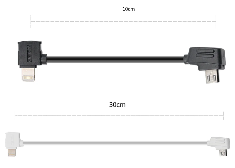 Кабель для передачи данных с дистанционным управлением для подключения IPhone IPad к DJI Mavic 2/MAVIC Pro/Air/Spark control ler Drone аксессуары