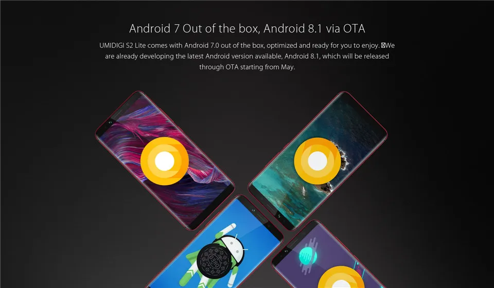 99% Новый UMIDIGI S2 Lite 5100 mAh Батарея 4G смартфон 4 Гб Оперативная память 32 ГБ Встроенная
