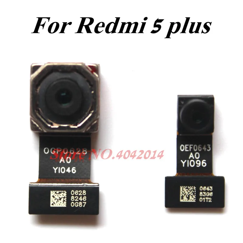 

Original Front Back Camera Flex cable For Xiaomi Redmi 5 Plus 5P Rear Camera module connector Replacement parts