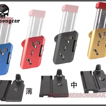 CNC страйкбол алюминиевый IPSC 360 градусов вращающийся подсумок для Glock Hi-capa BD6280