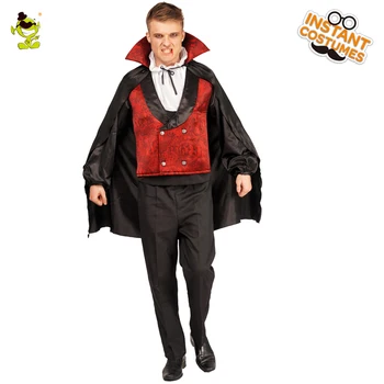 

Man's Evil Vampire Halloween Party Costumes Vampire Roleplay Outfits with Black Cloak for Carnival Fancy Dress