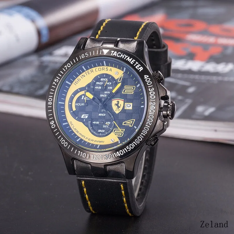 

Men Waterproof Quartz Watches Fashion High Quality Multi-Functional Wristwatch Men's Casual Sports Timer Watches R5632873