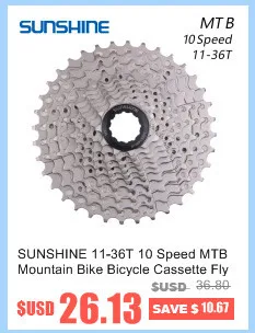 SUNSHINE 10 скоростей свободного хода MTB горный велосипед части кассеты свободного хода Золотой 11-40 т для SHIMANO M590 M610 M675 M780 M975 X5 K7