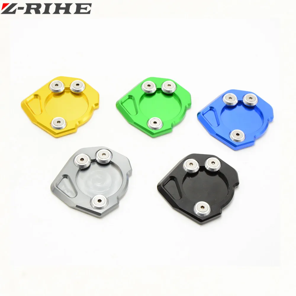New Motorcycle Parts Kickstand Foot Side Stand Enlarge Extension Pad 