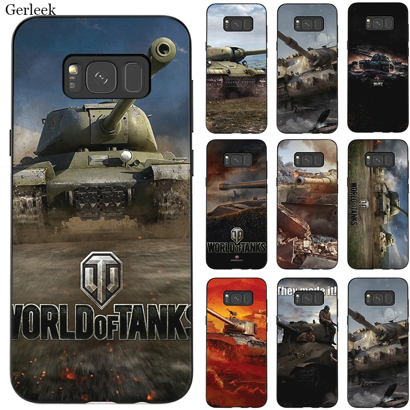 

Silicone Mobile Phone Case For Samsung A70 A60 A50 A40 A20 A30 A10 A9 A8 A7 A6 A5 Plus Cover World Of Tanks Shell