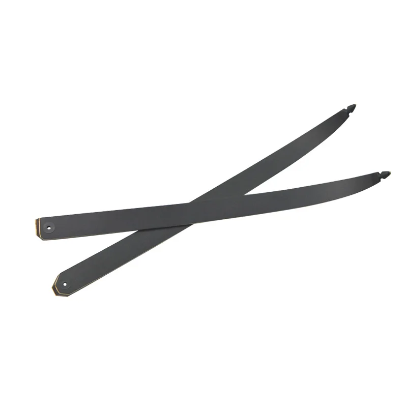 Лук конечности стрельба из лука Американский охотничий лук снять Рекурсивный лук правая рука черный цвет подарок стрелка отдых стрельба 15 дюймов лук Ручка c - Цвет: 50lb Bow limb