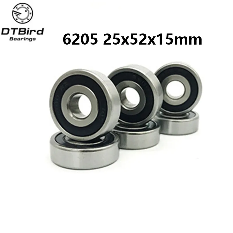 1pcs 6205RS hybrid ceramic ball Deep Groove Double Rubber Sealed Motor