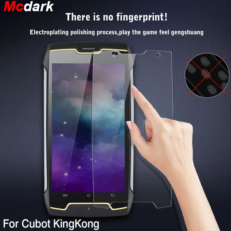 Mcdakr Tempered Glass For Cubot KingKong Screen Protector Film Cover Easy To Install Phone | Мобильные телефоны и