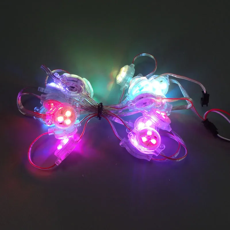 300 шт. ws2811/LPD6803/WS2801/DMX512/1908 IC дополнительно D30 5050SMD RGB 3 светодиода светодиодный