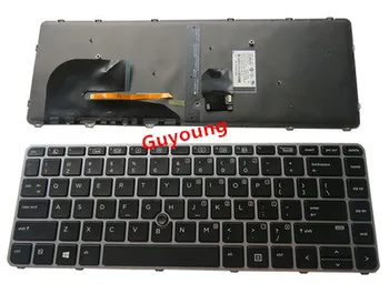 

Laptop Backlit English Keyboard for HP Elitebook 840 G3 745 G3 Notebook US Keyboard